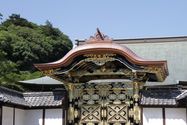 建長寺　大河ドラマ「江」ゆかりの勅使門