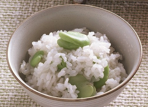 【精進料理レシピ】空豆ご飯